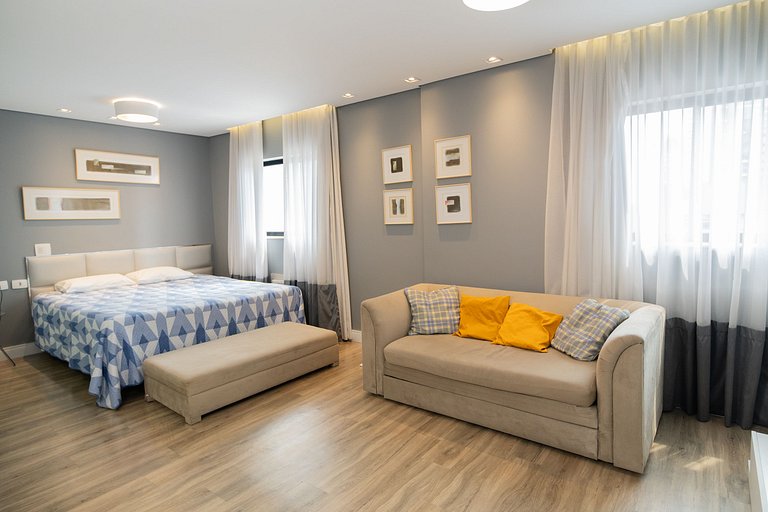 Lindo apartamento Centro/Batel/Rua 24 Horas - 1460
