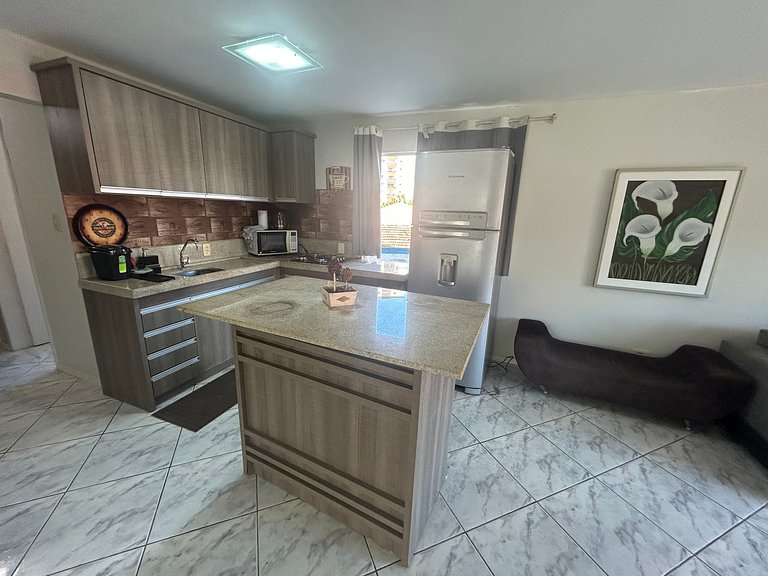 Spacious apartment in a seaside residential building